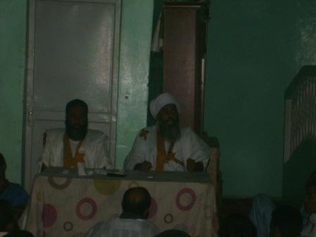 الإمامان: الغيث ومحمد الأمين ولد المصطفى في منبر الخميس