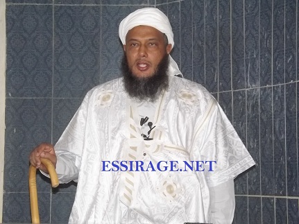 الشيخ الددو في أول ظهور له بعد الاعتداء ..